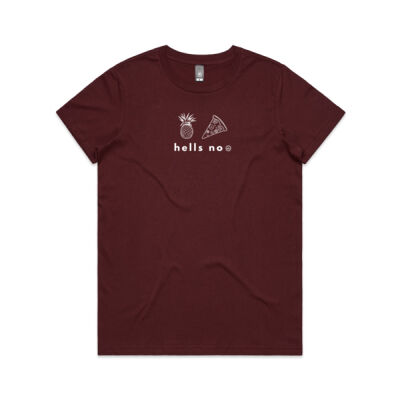 Hells No! Into the Wee Hours Podcast Team Kristen Tee - Women's Maple Tee Thumbnail